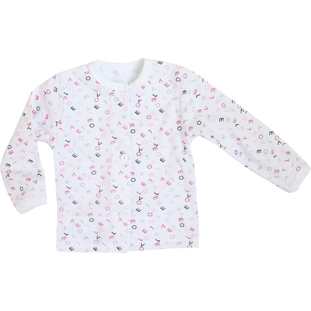 

Кофта дитяча, кулір 74 см. малюнок KF2-1-BukvyLove-24 Ladan