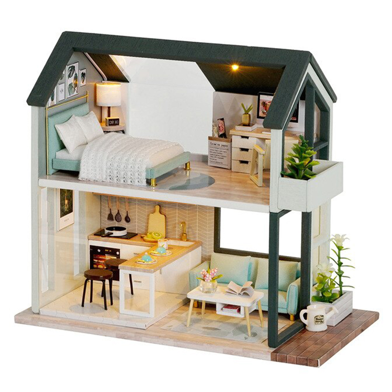 

Кукольный дом конструктор DIY Cute Room QL-001-B The Nordic Apartment