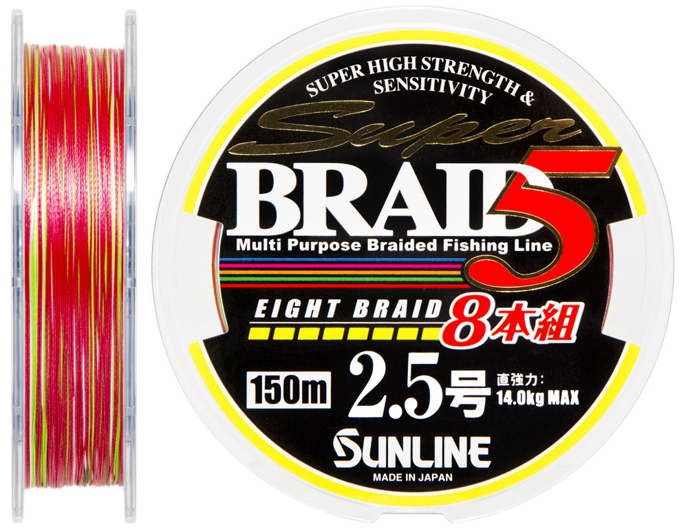 

Шнур Sunline Super Braid 5 (8 Braid) 150m #2.5/0.25mm 14.0kg (1658.08.58)