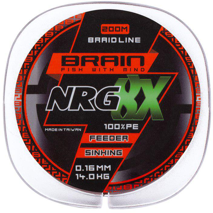 

Шнур Brain NRG 8X sinking 200 м 0.16 мм 14 кг Коричневый (18582091)
