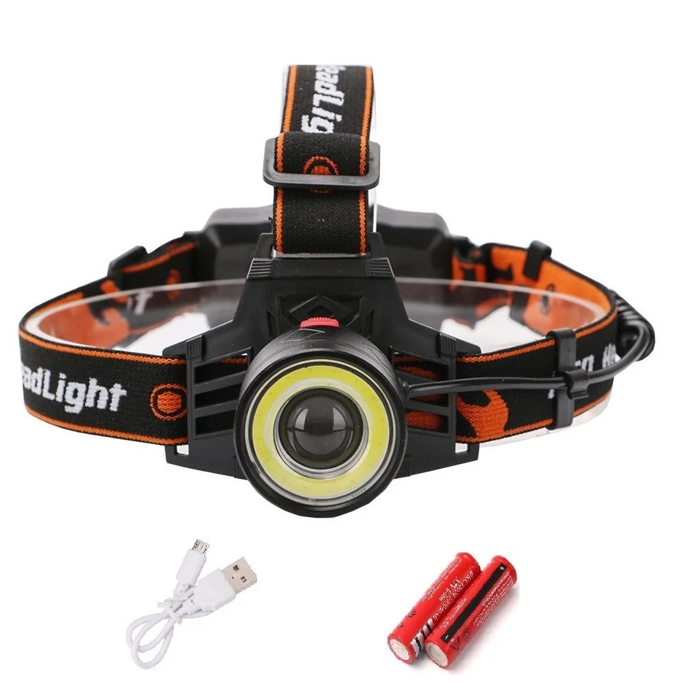 

Налобный аккумуляторный фонарик HeadLight 8027-T6 с оптическим зумом светодиодный Чёрный (852396)