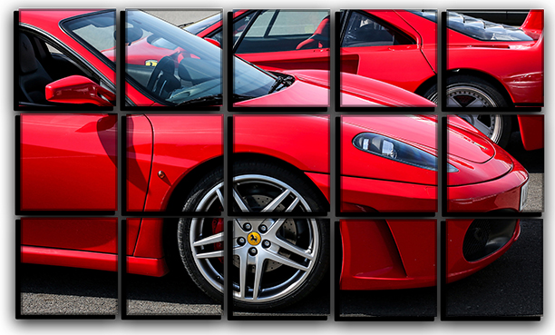 

Модульная картина на холсте из 15 частей ferrari f430 спортивные гоночные авто суперкары Hotel Arizona HD 77 см x 127 см