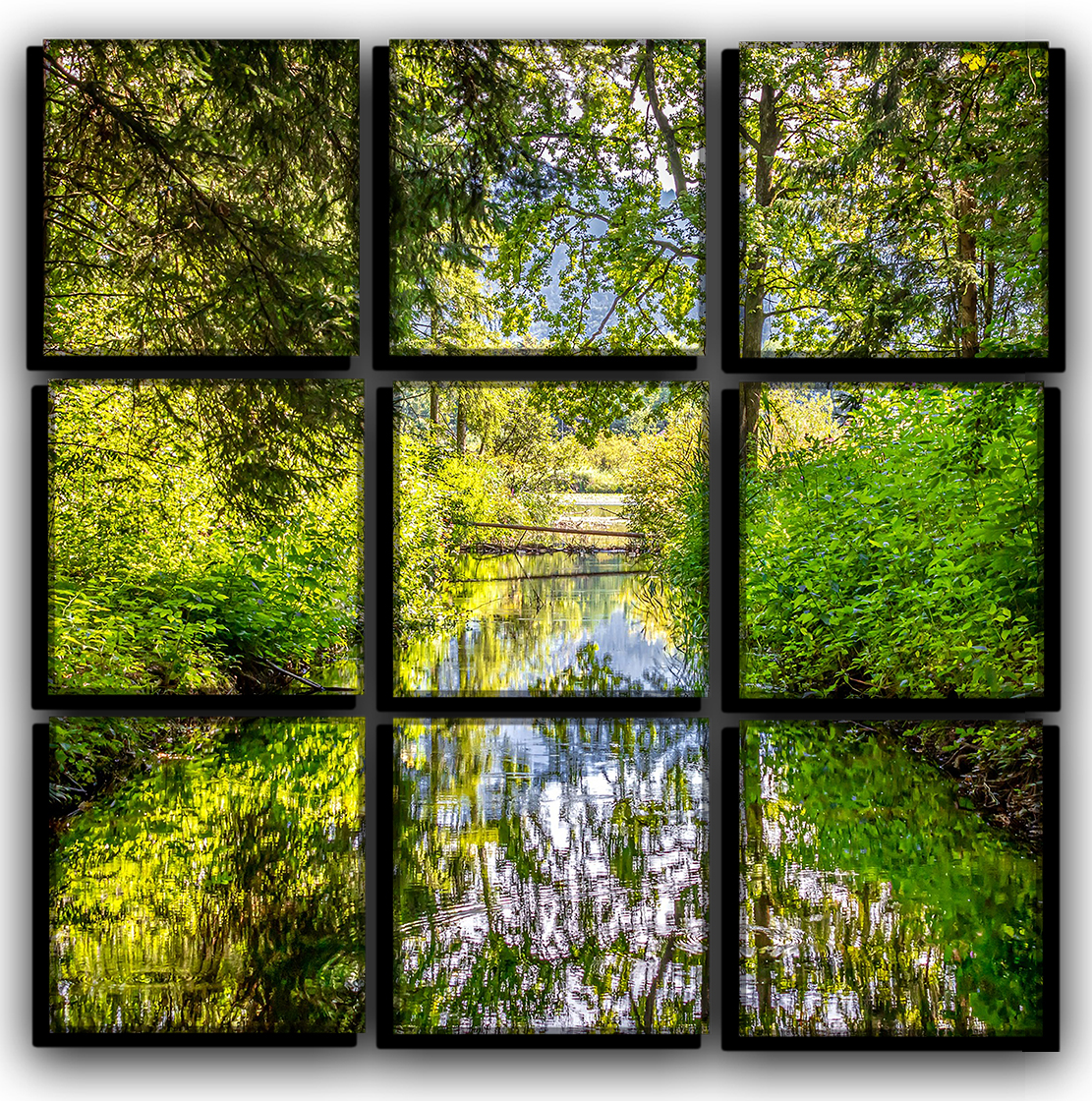 

Модульная картина на холсте 9 частей Романтическая нетронутая природа природа, пейзаж, ландшафт Hotel Arizona HD 77 см x 77 см