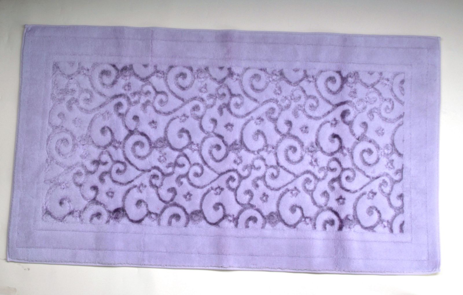 

Ковер Cotton Life 60*110/вензель сиреневый 0/0/2