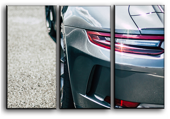 

Модульная картина на холсте из 3 частей Porsche 911 GT3 спортивные гоночные авто суперкары Hotel Arizona HD 56 см x 84 см