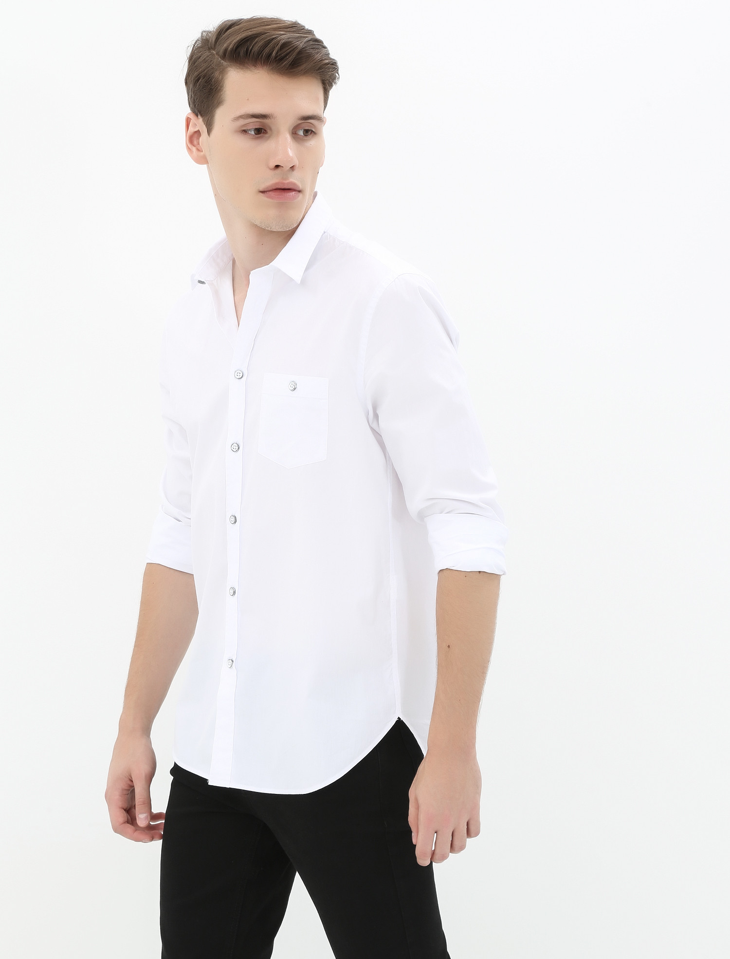 

Рубашка Koton 7KAM64703OW-000 M White