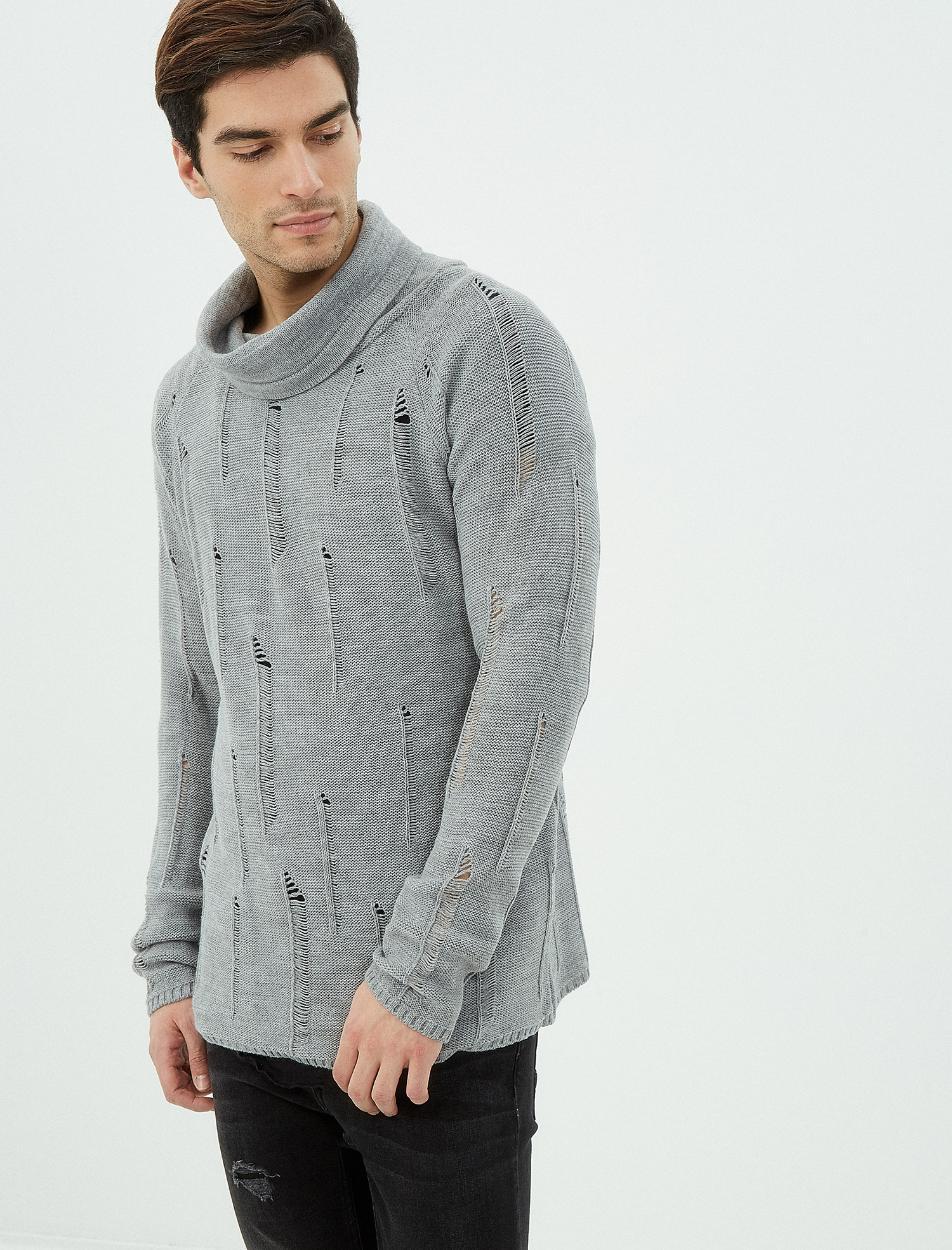 

Джемпер Koton 7KAM91137NT-023 XL Grey