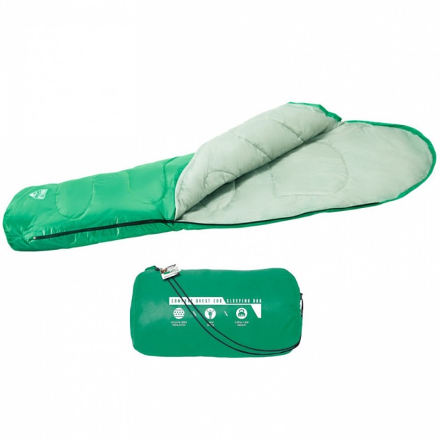 

Спальный мешок Bestway 68054 спальник 220х75х50см Green