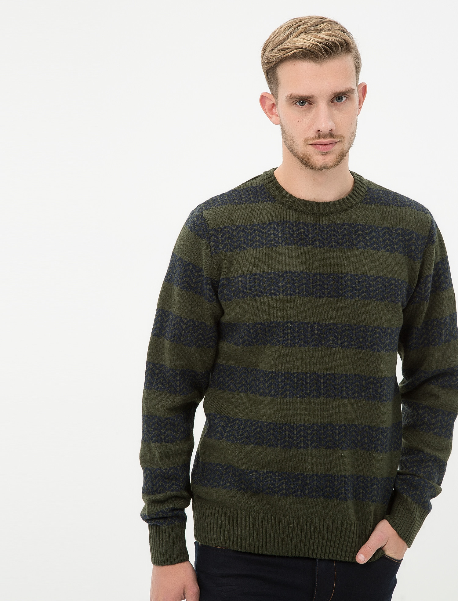 

Джемпер Koton 7KAM99056OT-H14 L Green Design