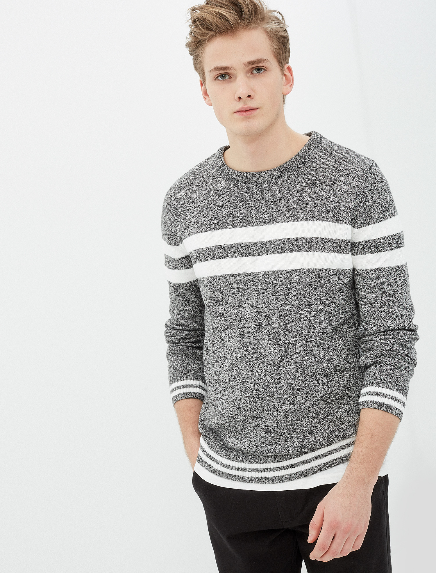 

Джемпер Koton 7YAM91380NT-38U XL Black Design