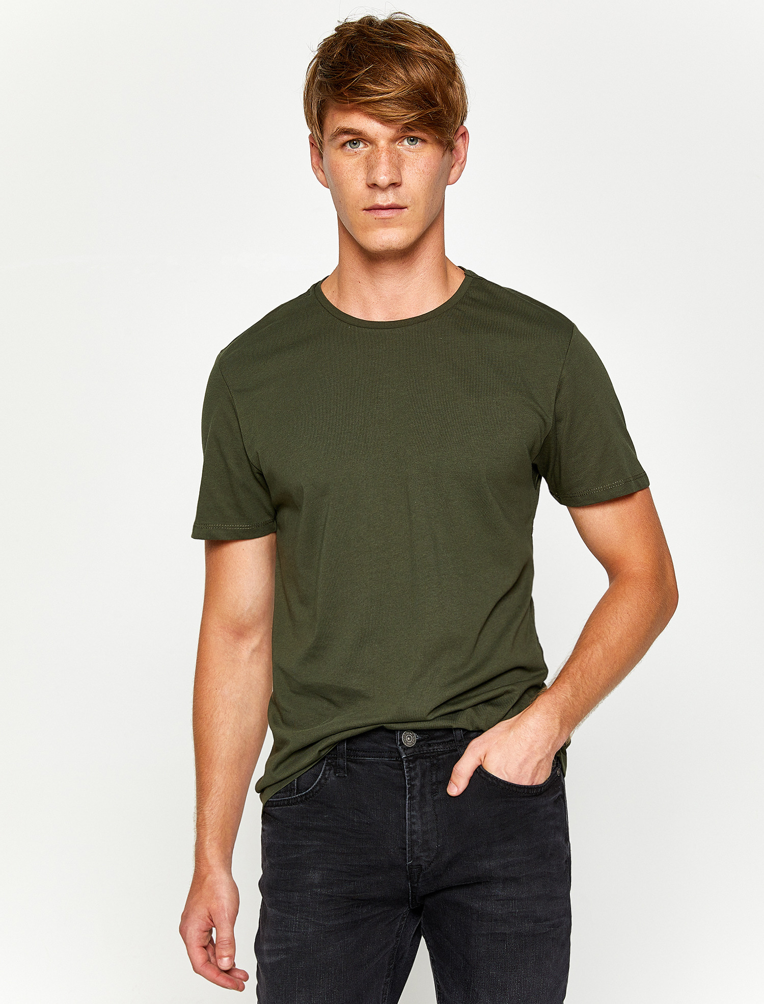 

Футболка Koton 8KAM12136LK-890 XL Khaki