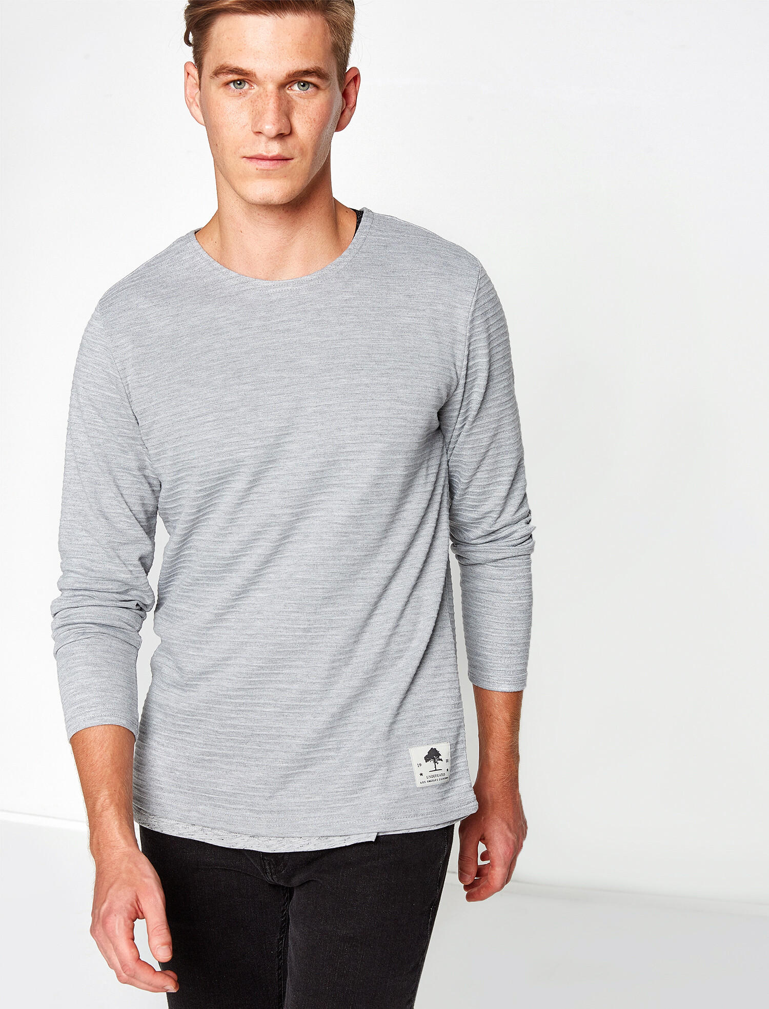 

Лонгслив Koton 8KAM14020OK-027 S Grey