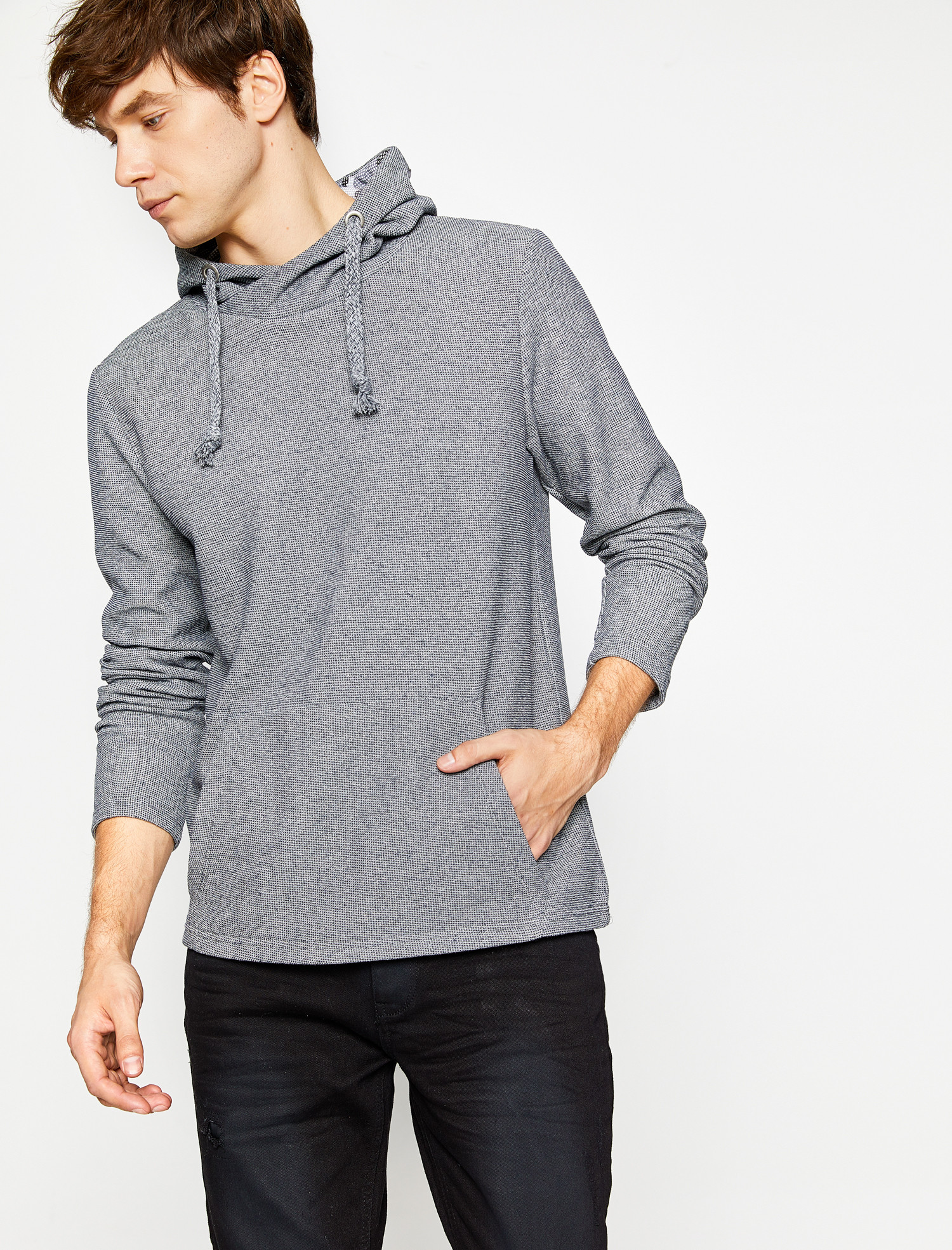 

Футболка Koton 8KAM14883OK-027 S Grey