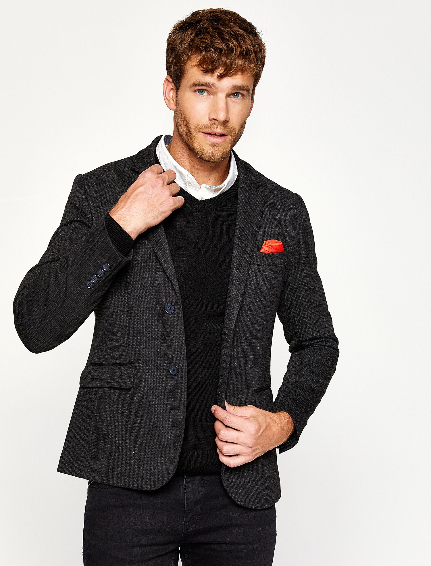 

Пиджак Koton 8KAM51167NK-01V 46 Black Design