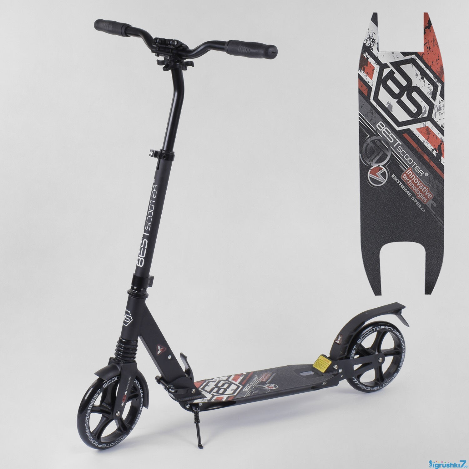 

Самокат двухколесный Best Scooter 54394 колеса PU