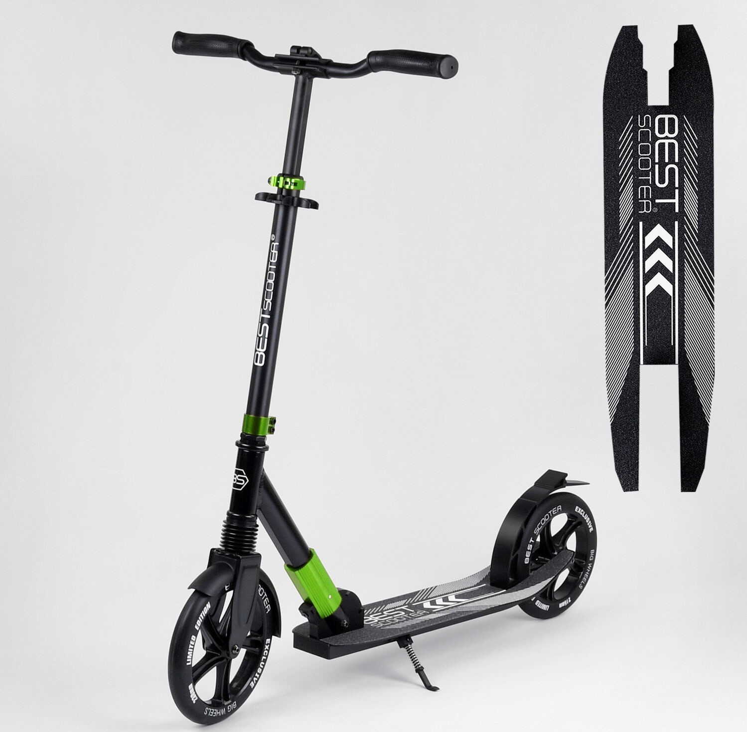 

Самокат алюминиевый Best Scooter 72284 колесо 230мм