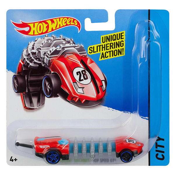 

Машинка-мутант Hot Wheels Top Speed GT Red Mattel 33659-BR-1534