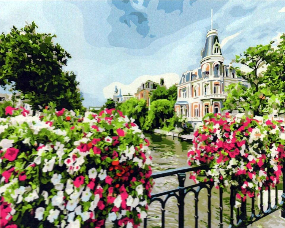 

Картина по номерам "Амстердам" BrushMe холст на подрамнике 40x50см BS21698