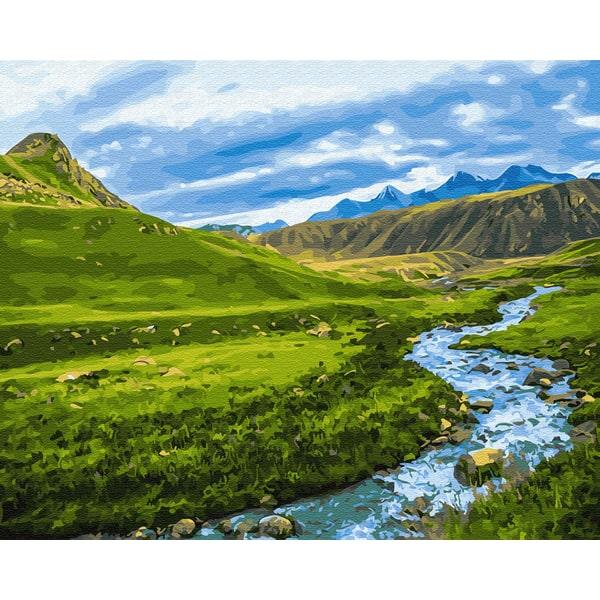 

Картина по номерам "Альпийский луг" BrushMe холст на подрамнике 40x50см GX30094