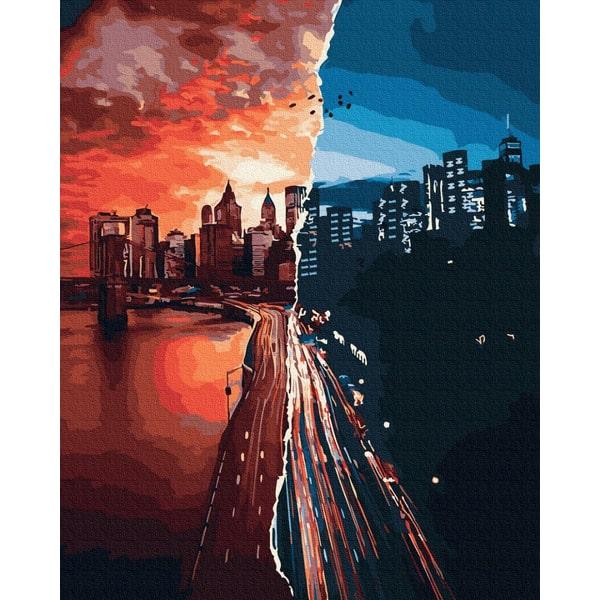 

Картина по номерам "Яркий Нью-Йорк" BrushMe холст на подрамнике 40x50см GX31036