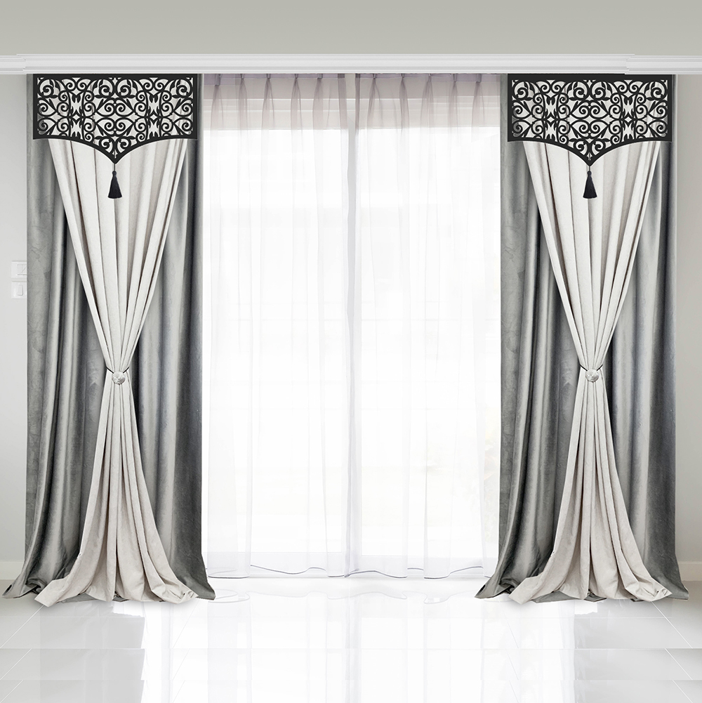 

Ажурный ламбрекен Adagio Windows Decor АШ014 Аксессуары для штор 75х53см