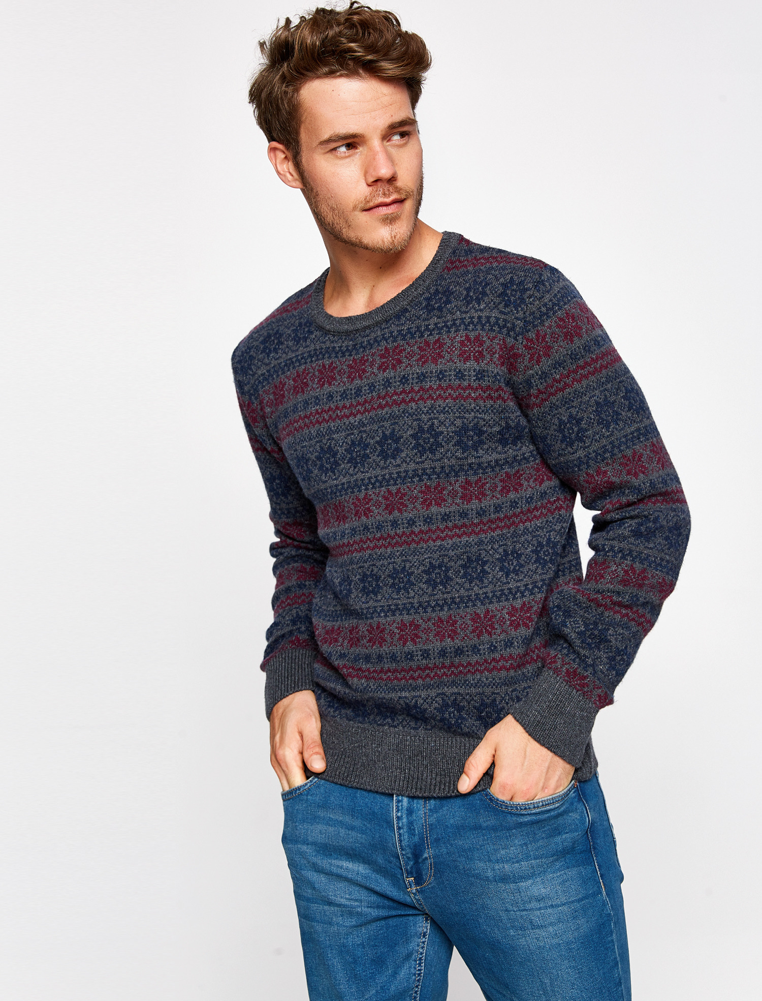 

Джемпер Koton 8KAM91518NT-04H S Bordeux Design