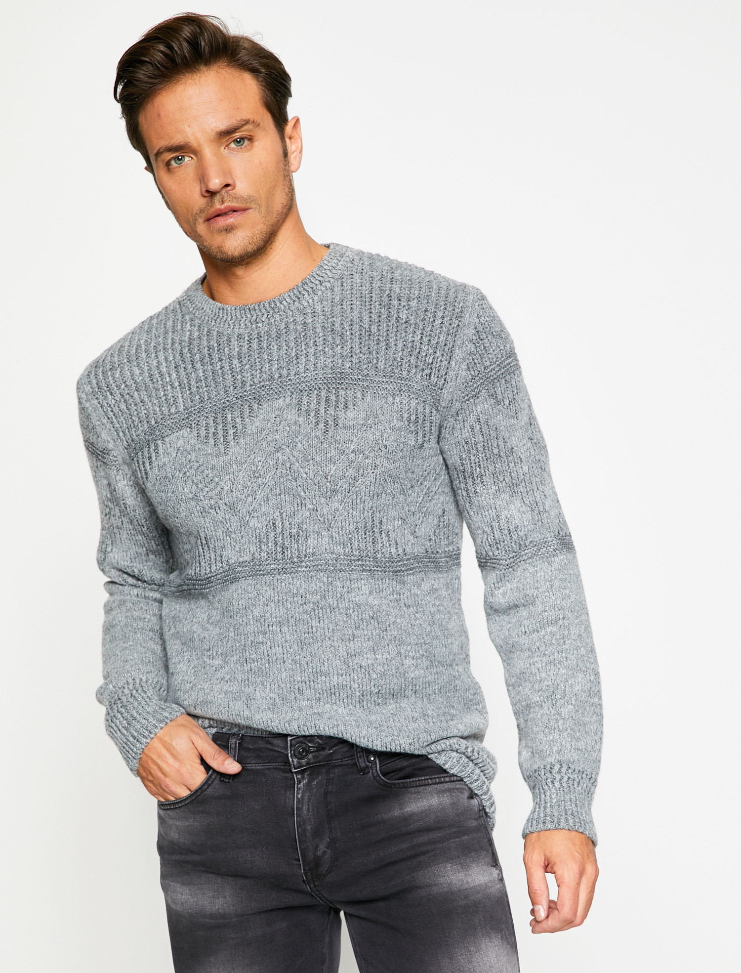 

Джемпер Koton 8KAM94564OT-023 S Grey