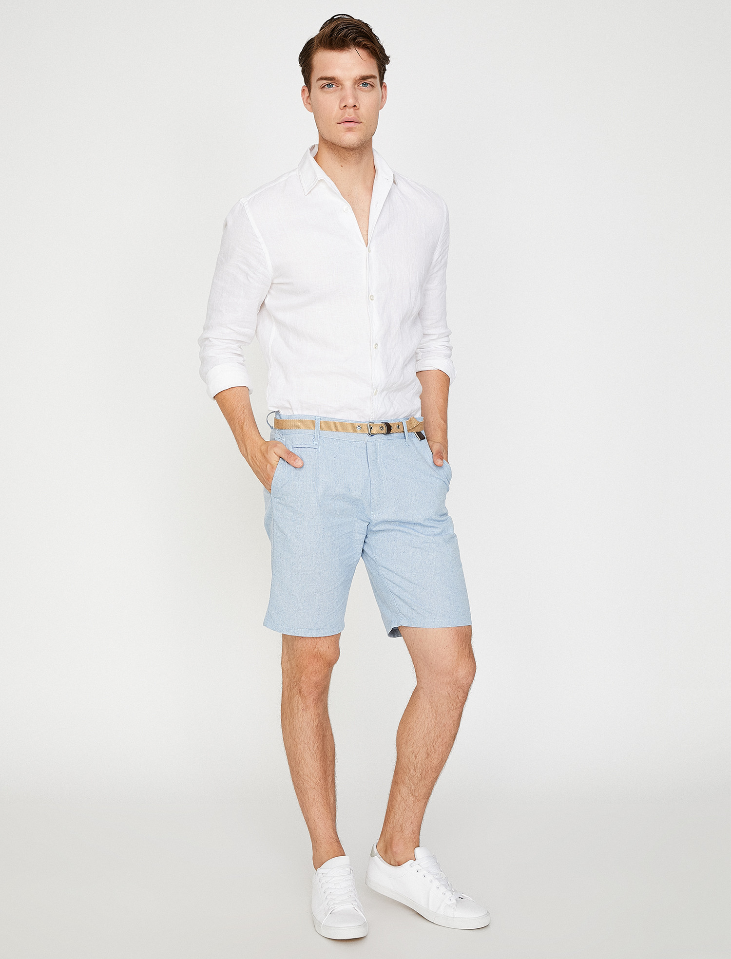 

Шорты Koton 8YAM44101OW-600 38 Blue