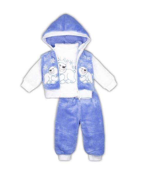 

Зимний комплект-тройка "Яша" ЛиО 0202-60-009 рост 86 (1.5 года) Голубой