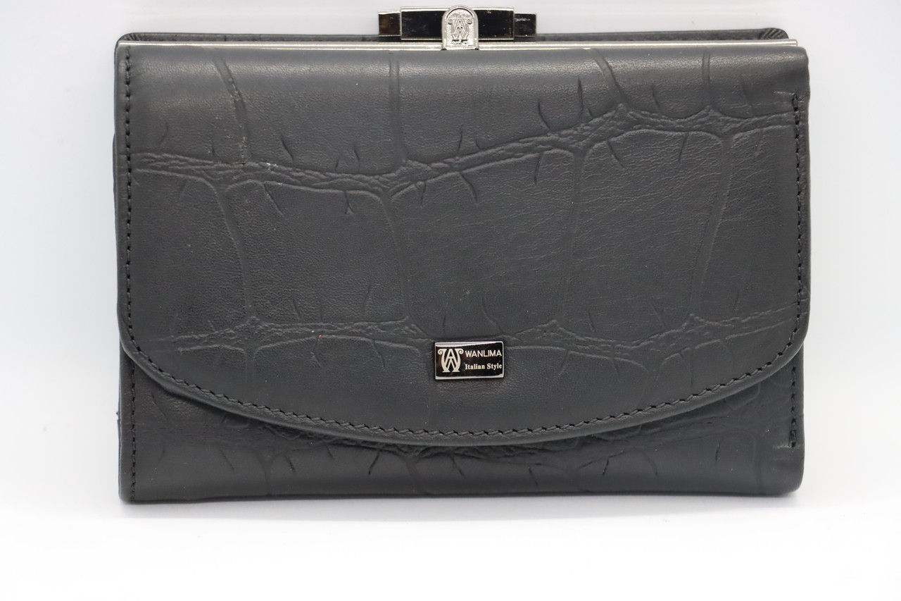 

Женский кожаный кошелёк Wanlima w72042410473a1 Black