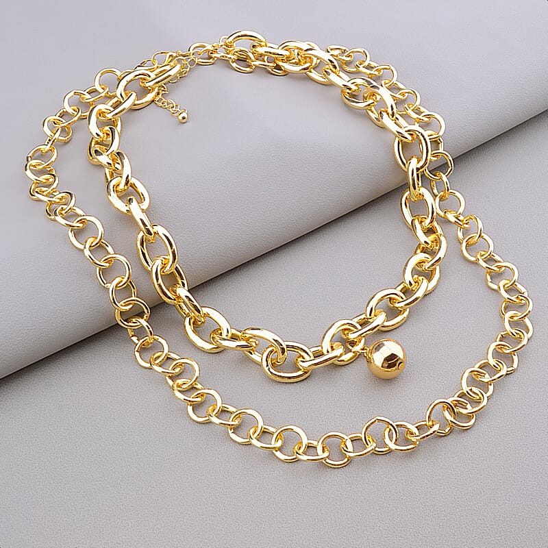 

Подвеска цепочка двойная с шариком Fashion 42 см. 098961
