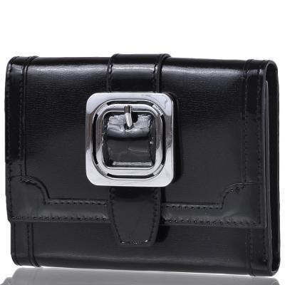 

Женский кожаный кошелёк Wanlima w01047281223 Black