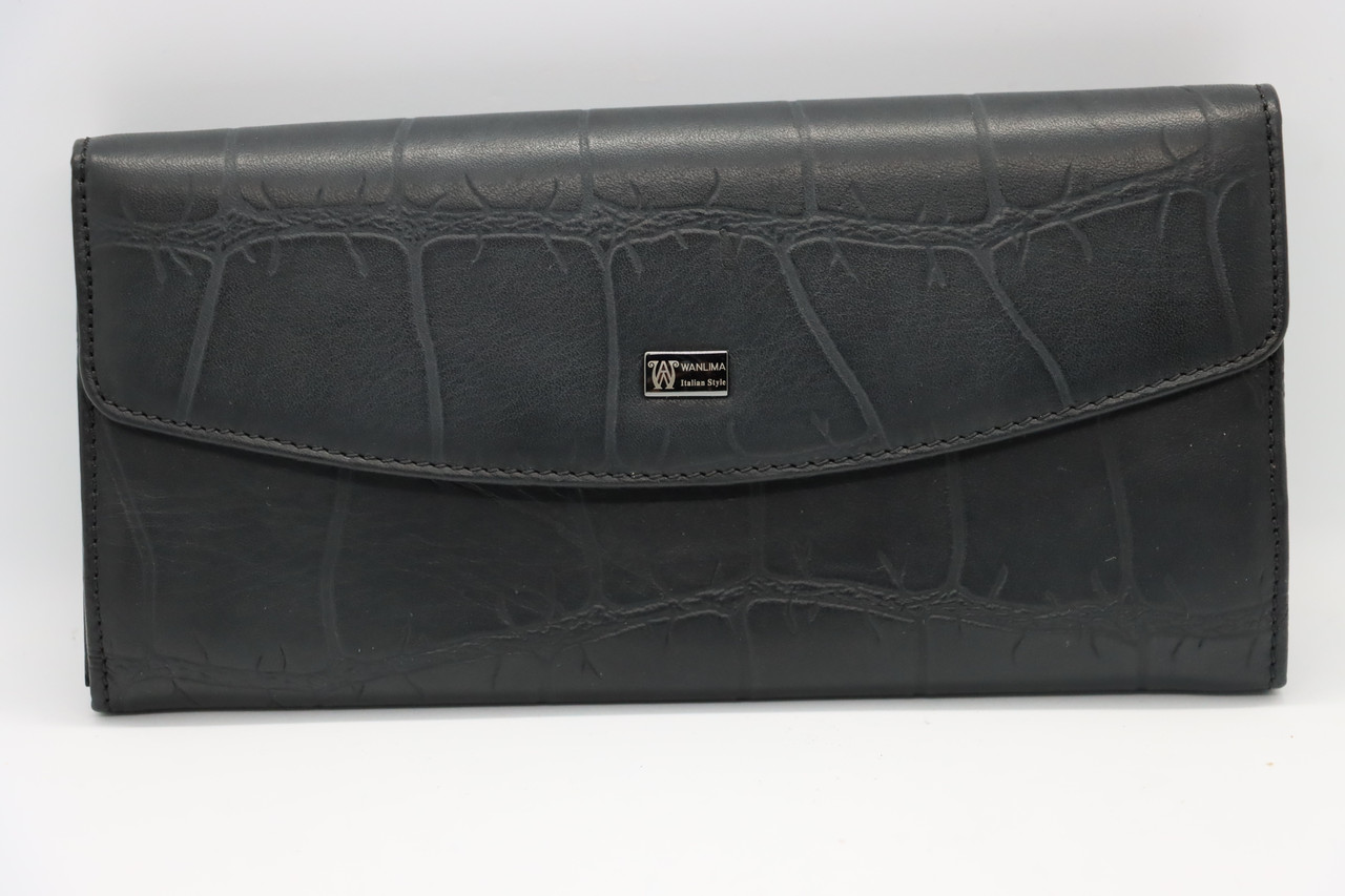 

Женский кожаный кошелёк Wanlima w72042410835a1 Black