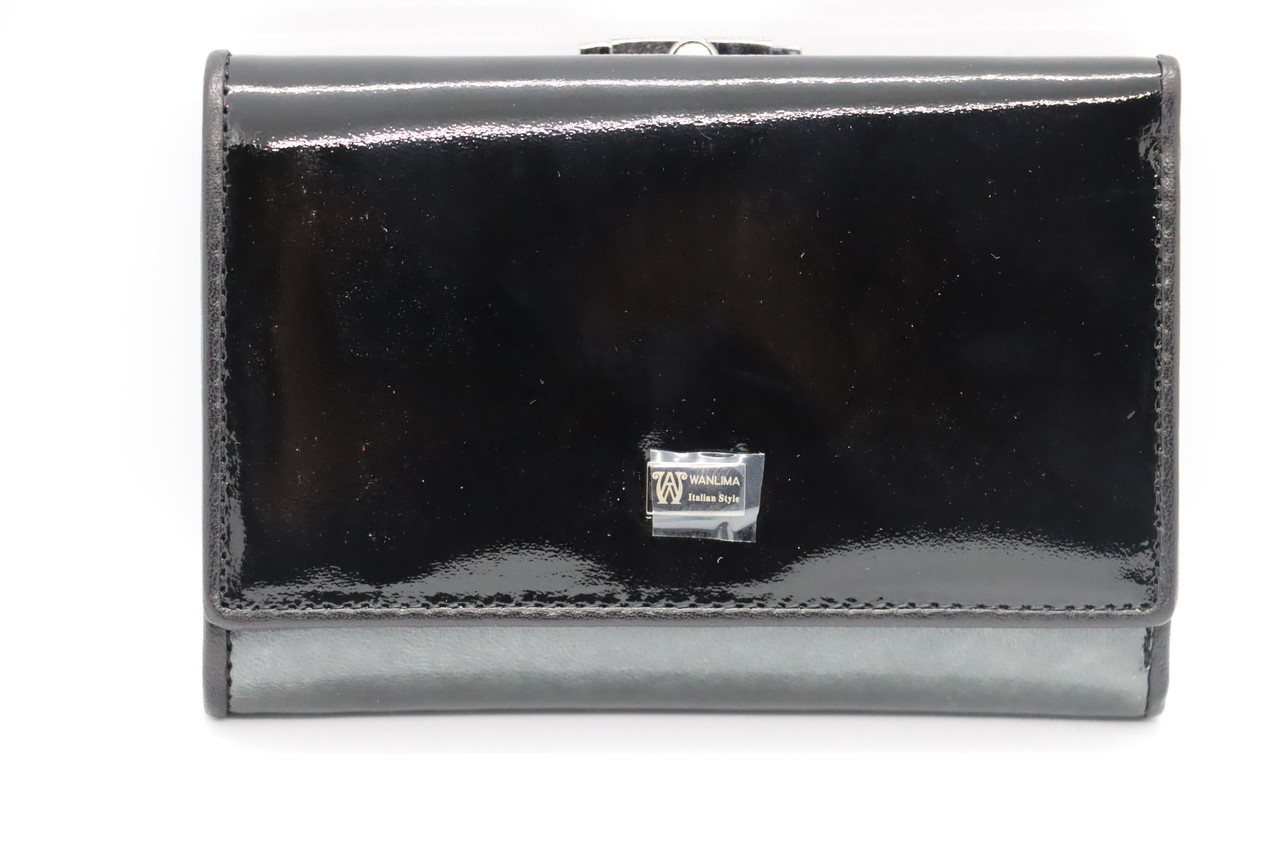 

Женский кожаный кошелёк Wanlima w81042580430b1 Black