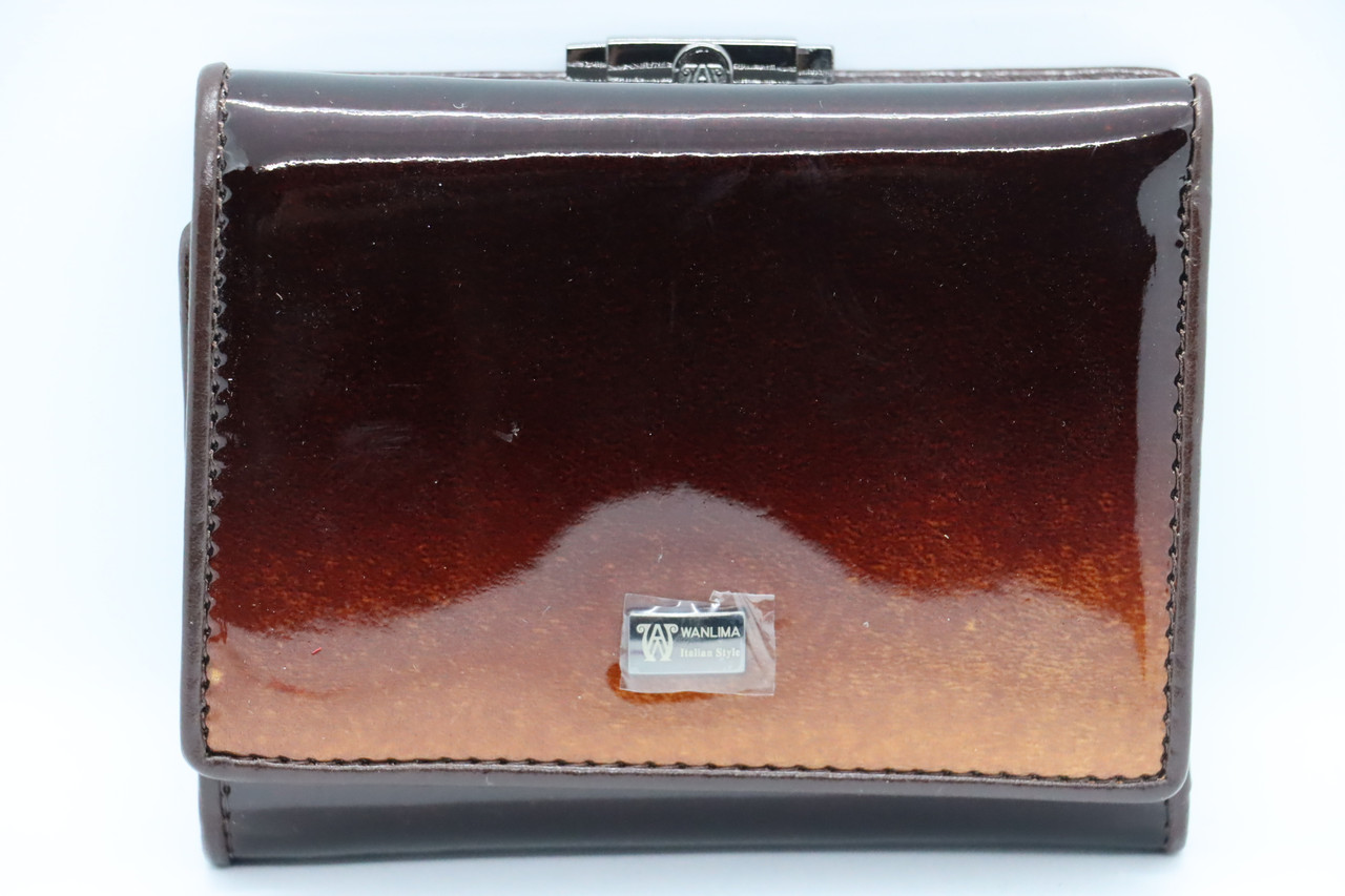 

Женский кожаный кошелёк Wanlima w81042580015b1 Coffee