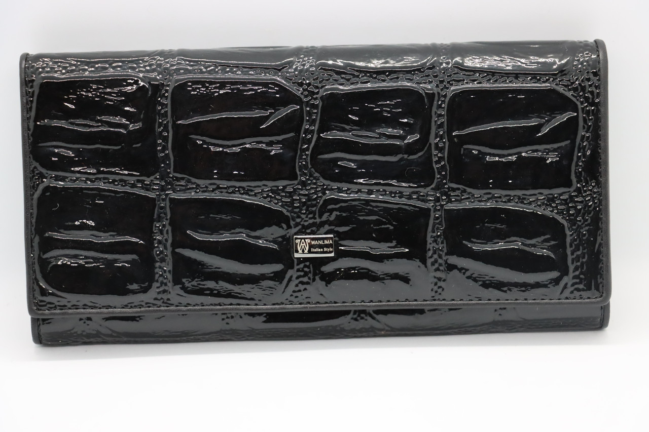 

Женский кожаный кошелёк Wanlima w81042340013b1 Black