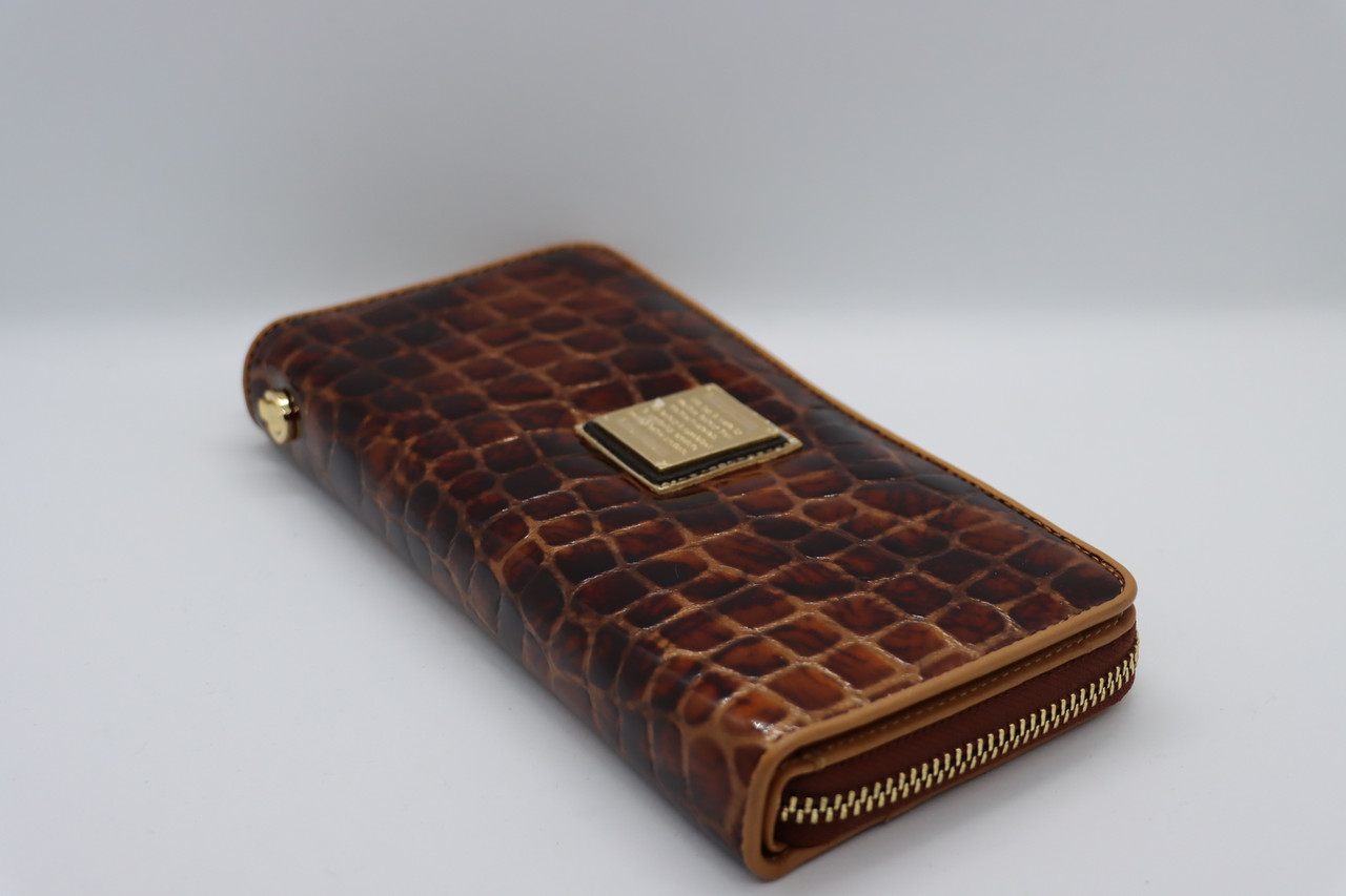 

Женский кожаный кошелёк Wanlima w82022679997 Light Coffee