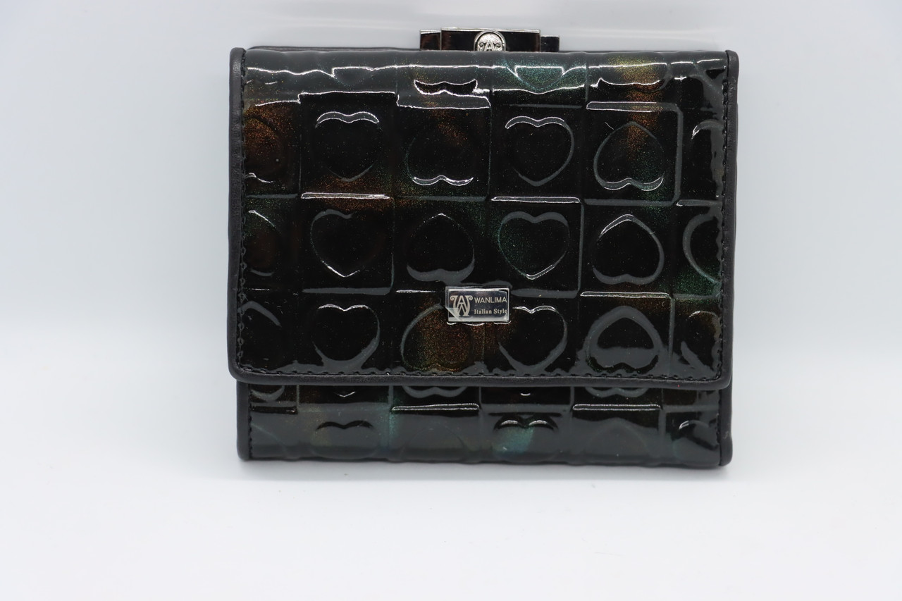 

Женский кожаный кошелёк Wanlima w82043180840b1 Black