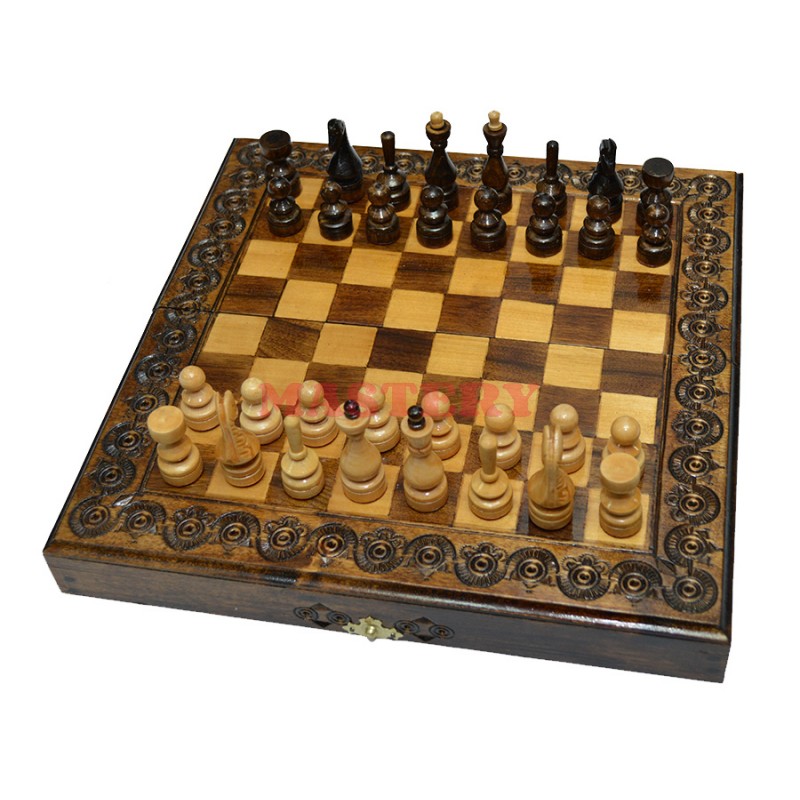 

Шахматы + Нарды, 32х32 см 30110