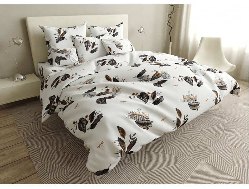 

Комплект постельного белья SoundSleep Brown leaves бязь 200х220