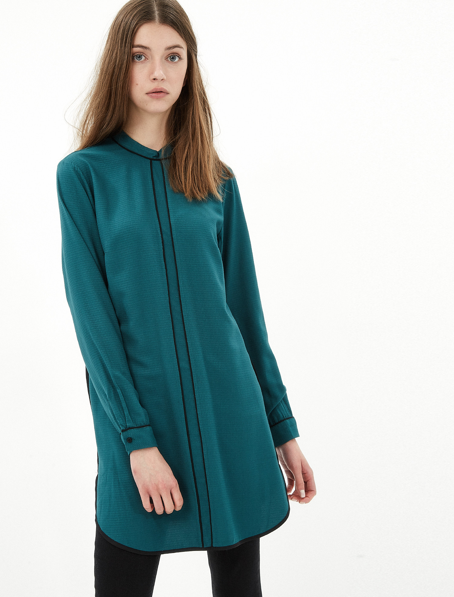 

Блузка Koton 7KAK63447EW 38 Dark Green
