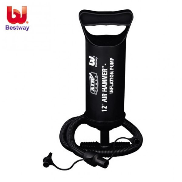 

Насос ручной Bestway 68612 AIR HAMMER 30см + 2 насадки