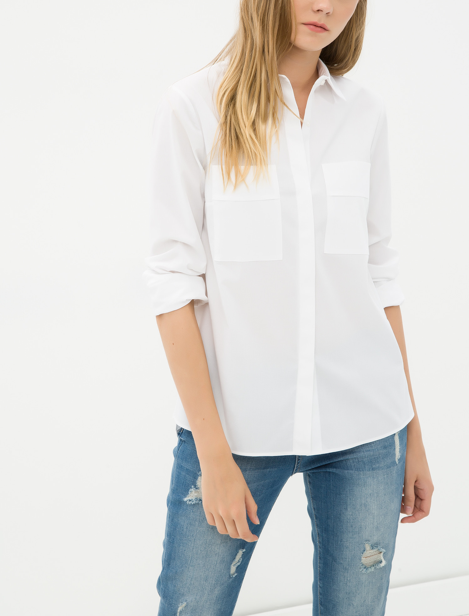 

Рубашка Koton 7KAK68266OW 38 White