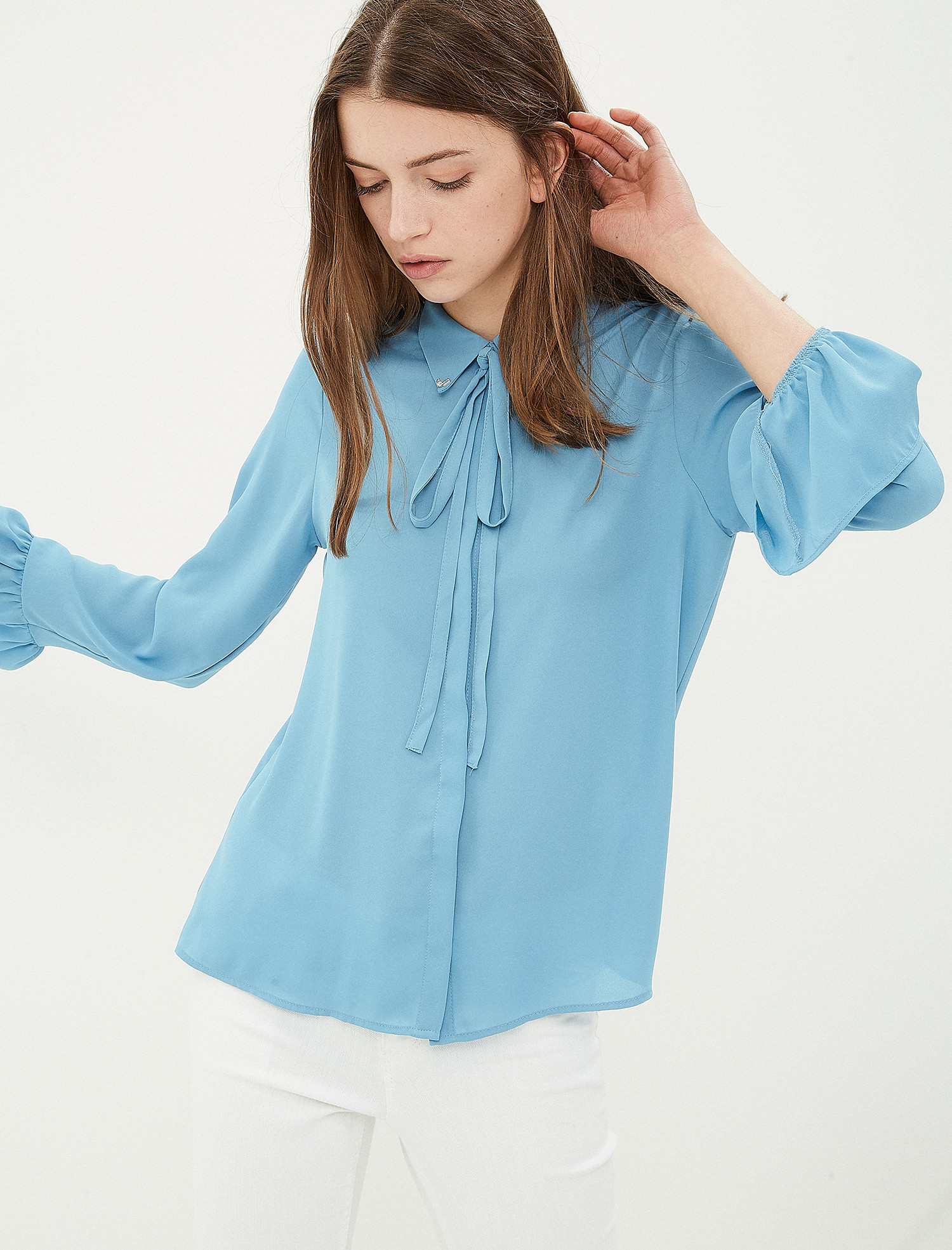 

Рубашка Koton 7KAK63581EW 36 Baby Blue