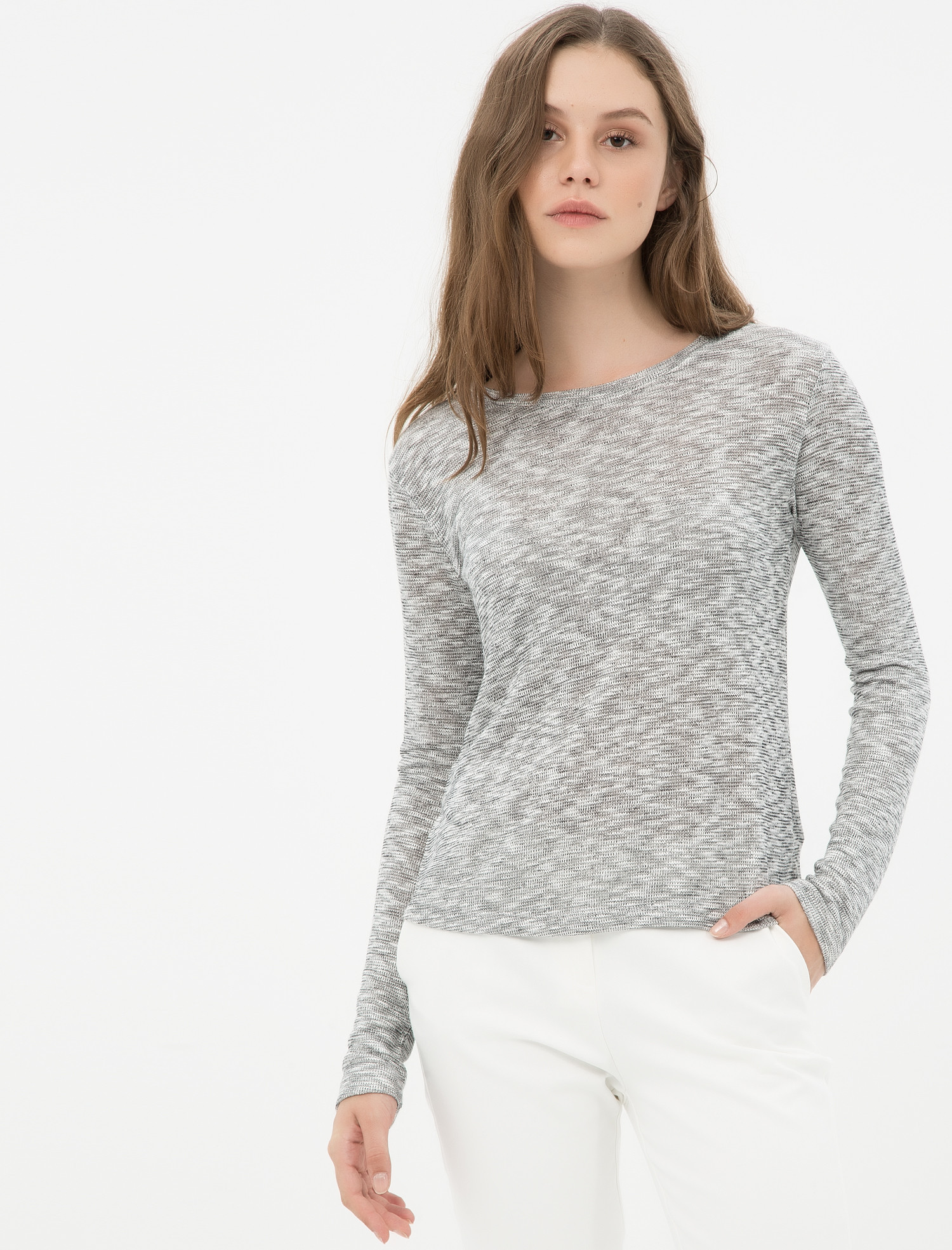 

Джемпер Koton 7KAK17056HK  Grey, Джемпер Koton 7KAK17056HK M Grey