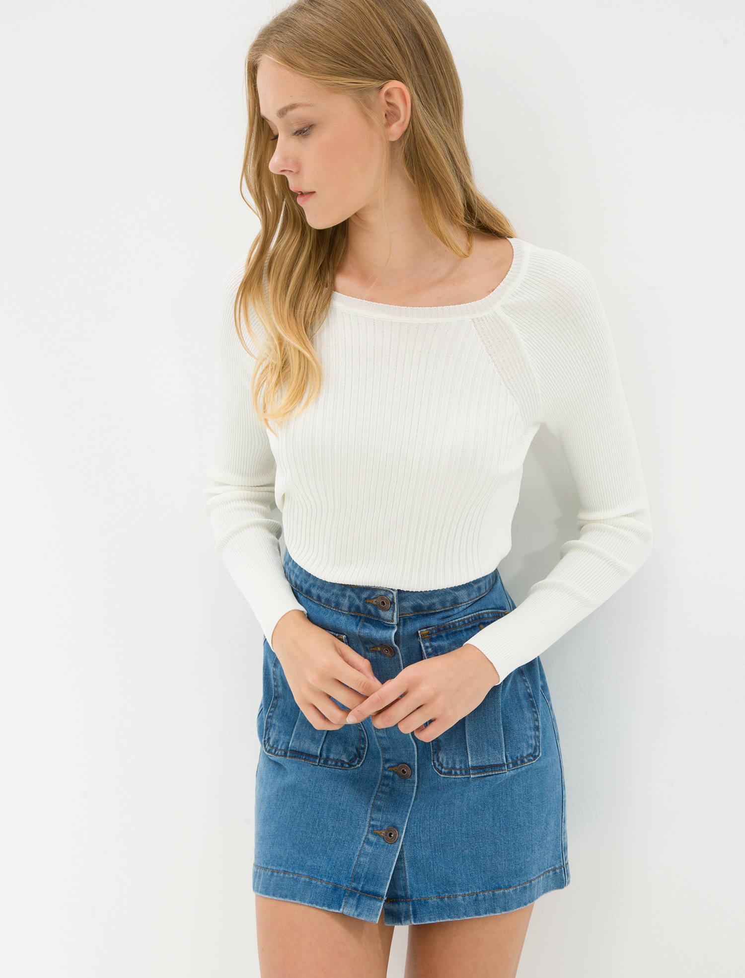 

Свитер Koton 7KAK92572HT S Off White