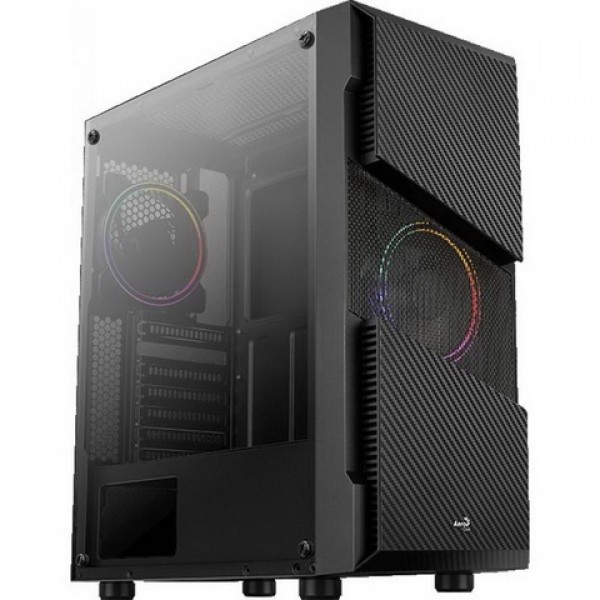 

Корпус AEROCOOL Menace Saturn RGB-G-BK-v1 Black без БП