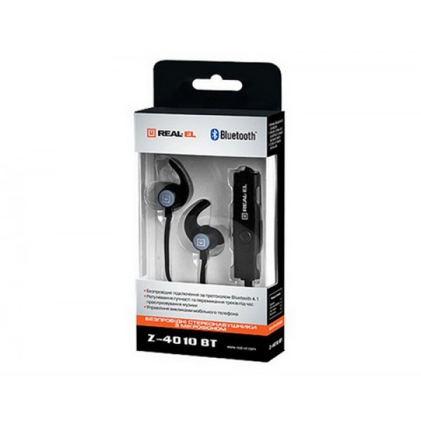 

Bluetooth-гарнитура REAL-EL Z-4010 BT Black UAH