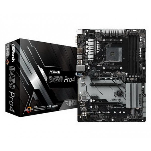 

ASRock B450 Pro4 Socket AM4