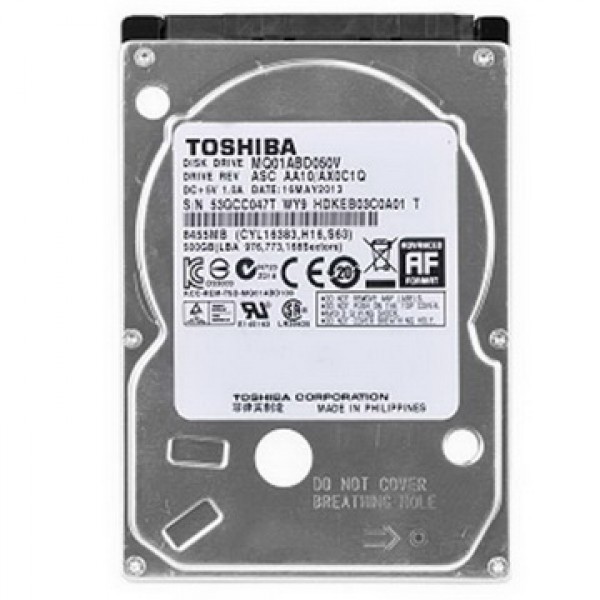 

Накопитель HDD 2.5" SATA 500GB Toshiba 5400rpm 8MB (MQ01ABD050V) Refurbished